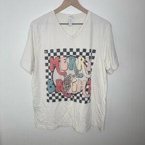 Bella Canvas • Merry and Bright Graphic T-Shirt Size XL